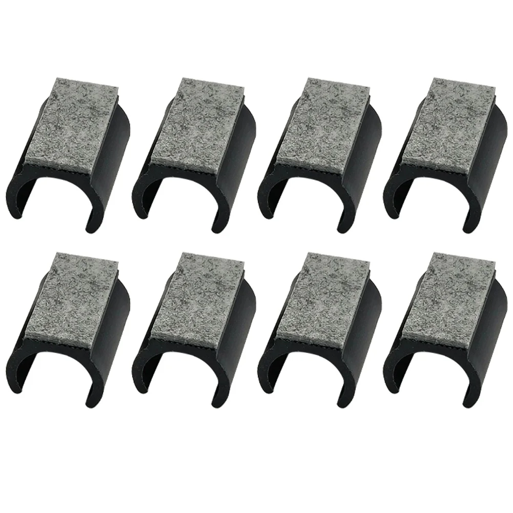 8pcs Chair Furniture Gliders 25mm Wool Felt Opening U-shaped Foot Pad Arch Chair For Protecting Floors And Reducing Noise