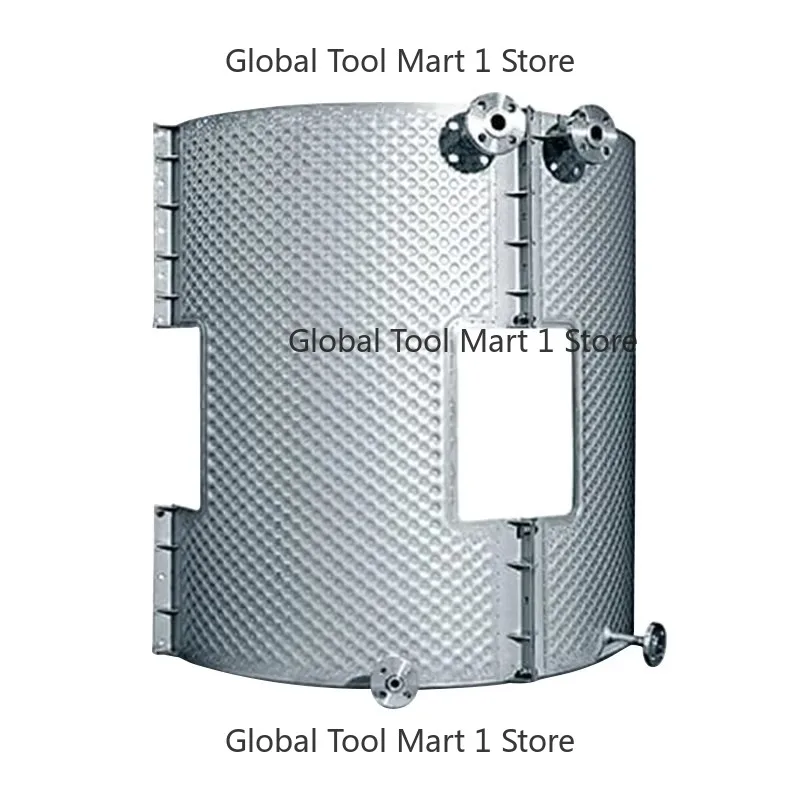 Indu-strial Custom Dimple Jacket Evapo-rator Laser Weld Pillow Plate Emb-ossed Imm-ersion Liquid Co-oling Heat Excha-nger