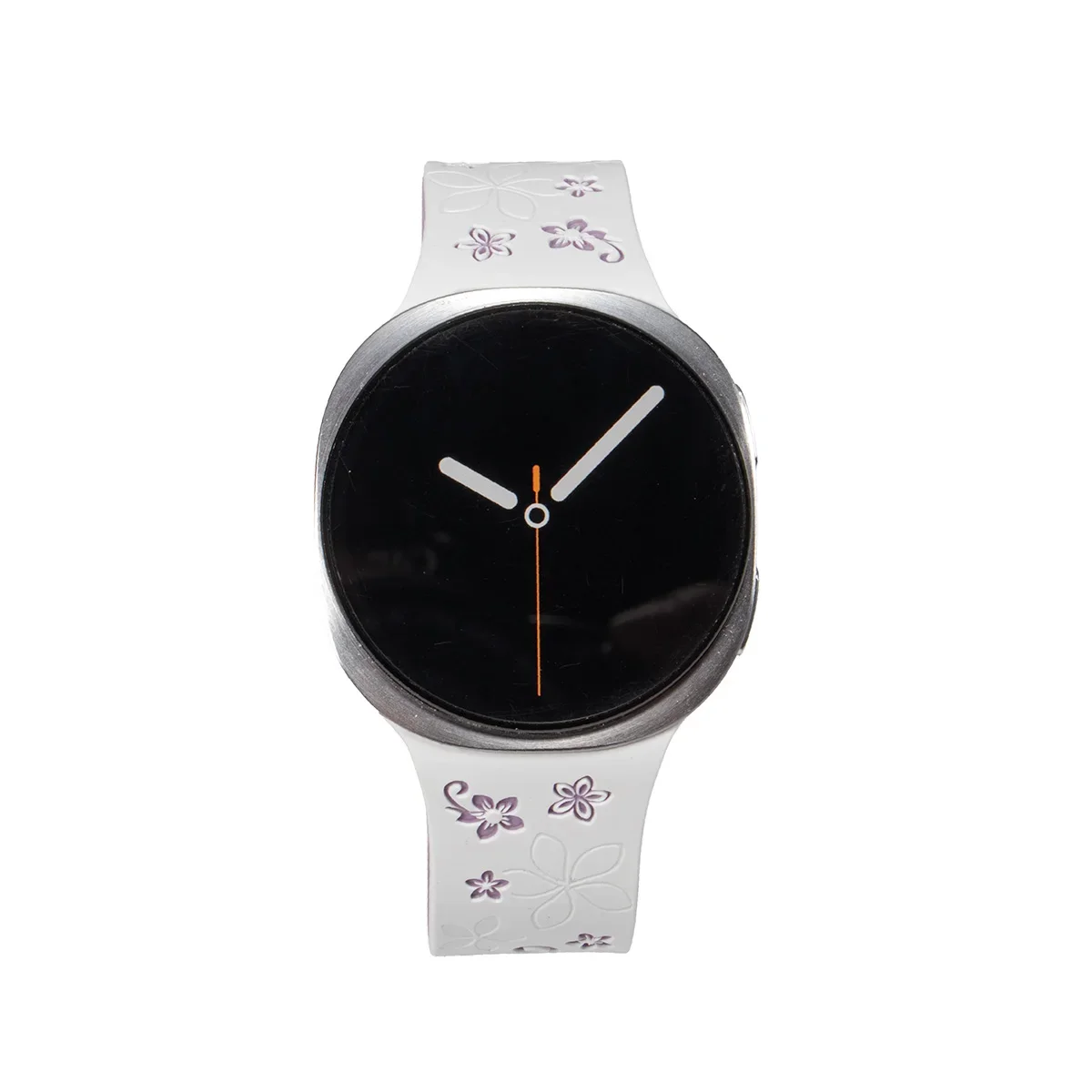 Bedrucktes Design-Armband für Samsung Galaxy Watch8 9 40 44mm Silikonband mit Gravur für Galaxy 8Classic 46 Blumenmuster-Armband – Detail 7