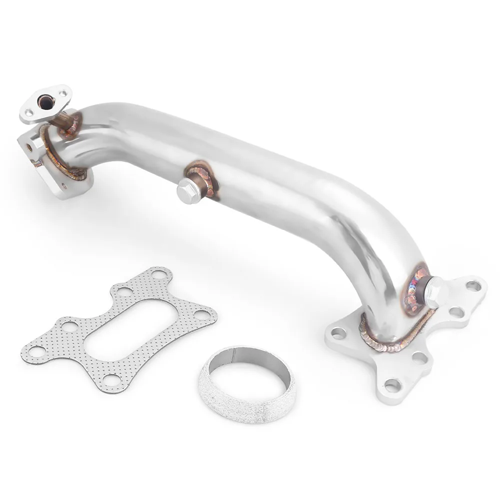 Stainless Steel Turbo Exhaust Header Catback Downpipe For Honda Civic 06-11 EX LX 2/4DR FG FA R18A