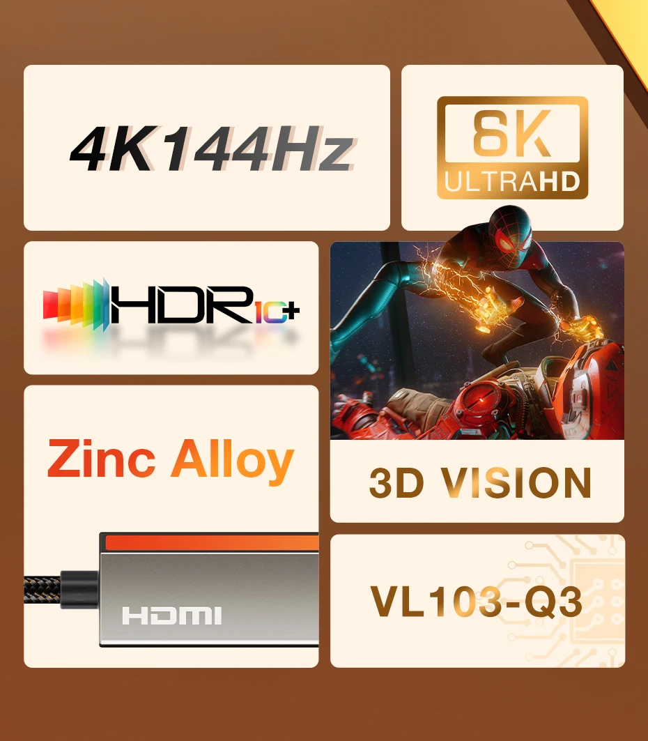 CABLETIME USB-C-auf-DP-Adapter 8K 60Hz 4K 144Hz HDR 10 für Laptop iPad Air 4 Pro Zinklegierung DisplayPort-Konverter Typ-C-Adapter – Detail 2