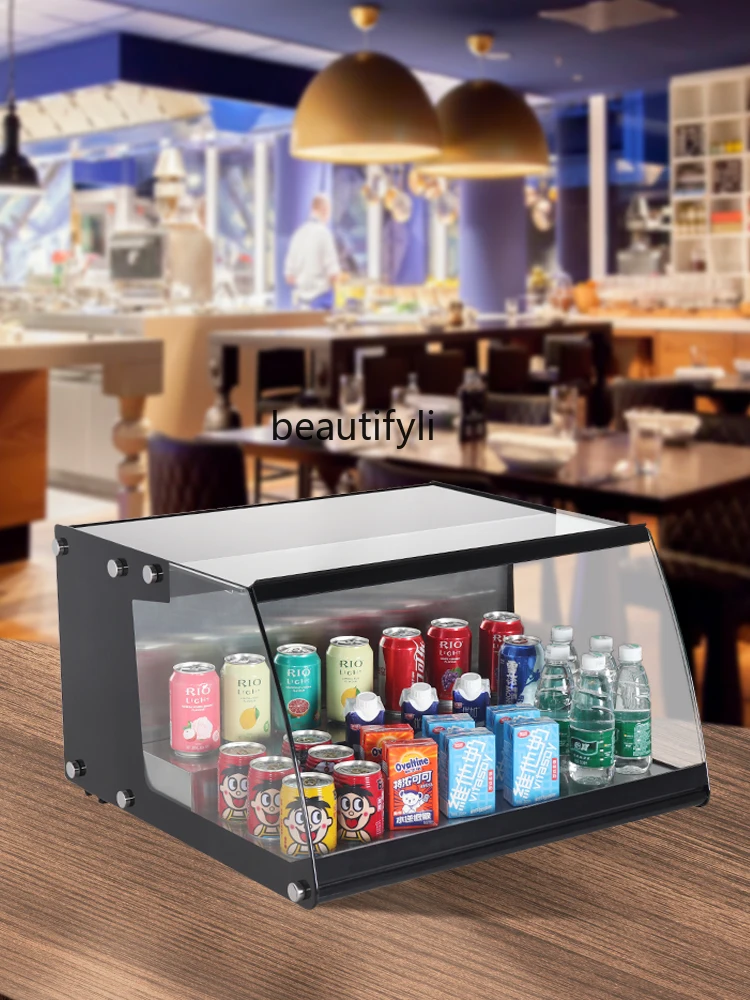 Desktop Refrigerated Cake Dessert Beverage Sushi Display Glass Straight Cold Type Fresh Cabinet