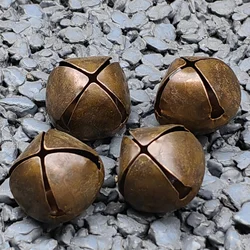 2cm  30pcs Christmas Rusty Jingle Bells cross Rusted Metal Jingle Bells Vintage Rusted Metal Bells for Christmas and party