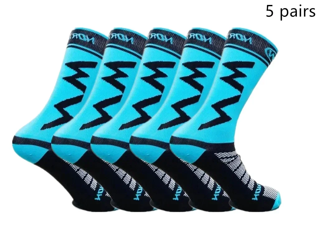 5 pairs of NW high-quality breathable sports socks, suitable for running, mountain cycling, and outdoor