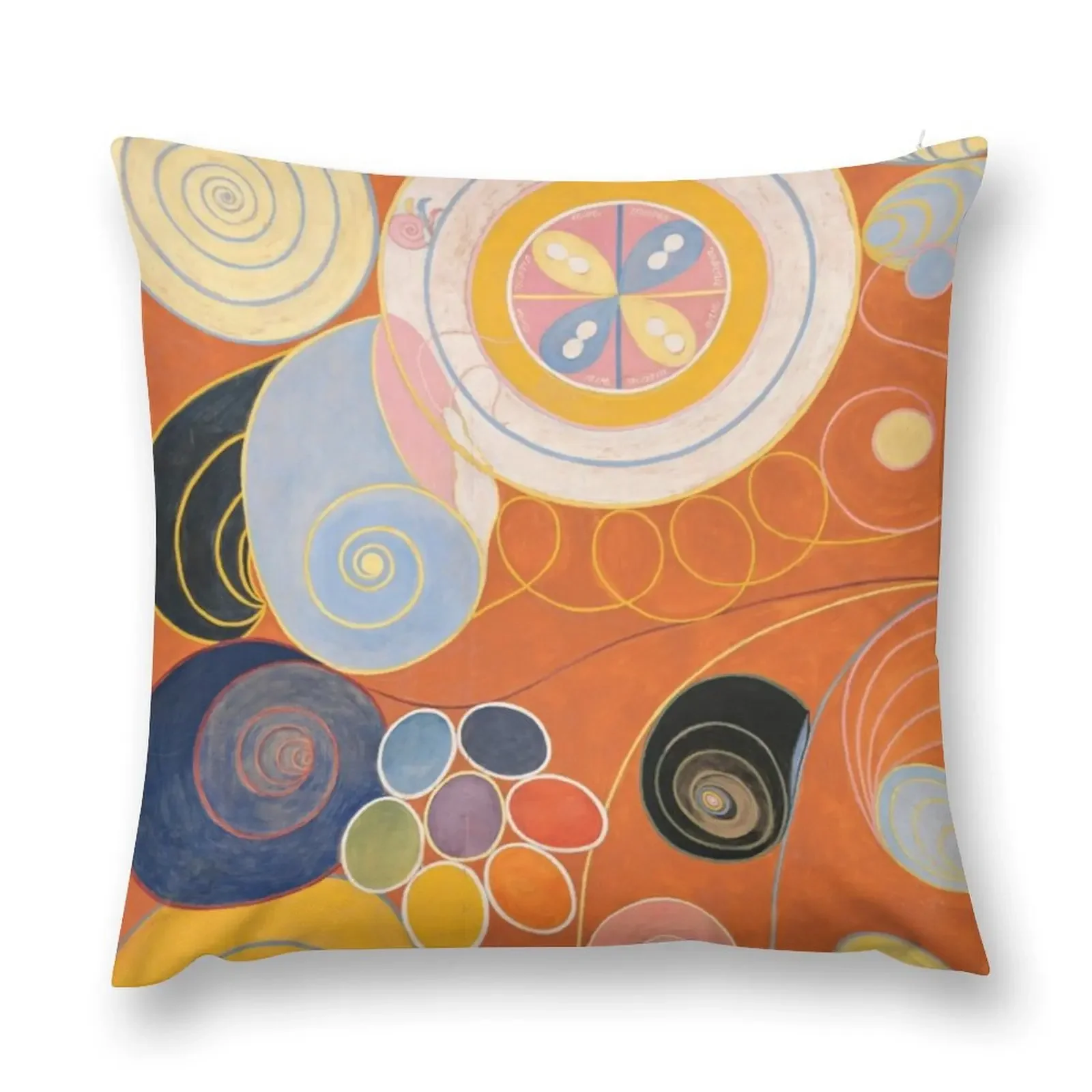 

Hilma af Klint - Group IV, The Ten Largest, No. 3, Youth Throw Pillow bed pillows Pillow Covers Decorative pillow