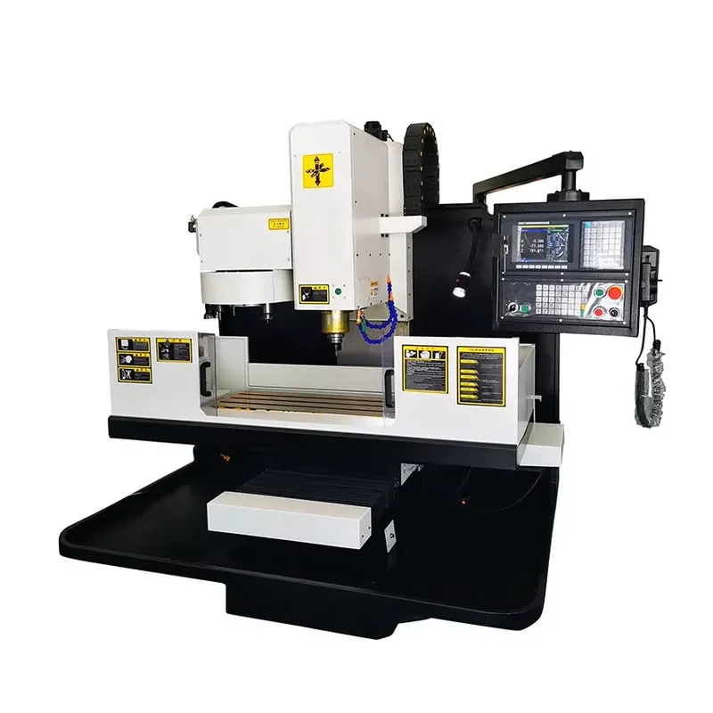 Lathe and Milling CNC Machine with PLC Controller 3 Widely 3 Axis VMC Machine