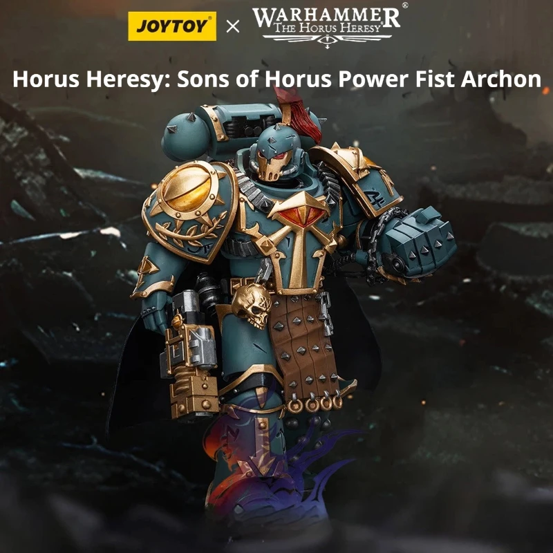 

JOYTOY Dark Source Warhammer Horus Son Equipped with Power Fist Archon JT7493 Mobile Soldier Model Collectible Figure Toy