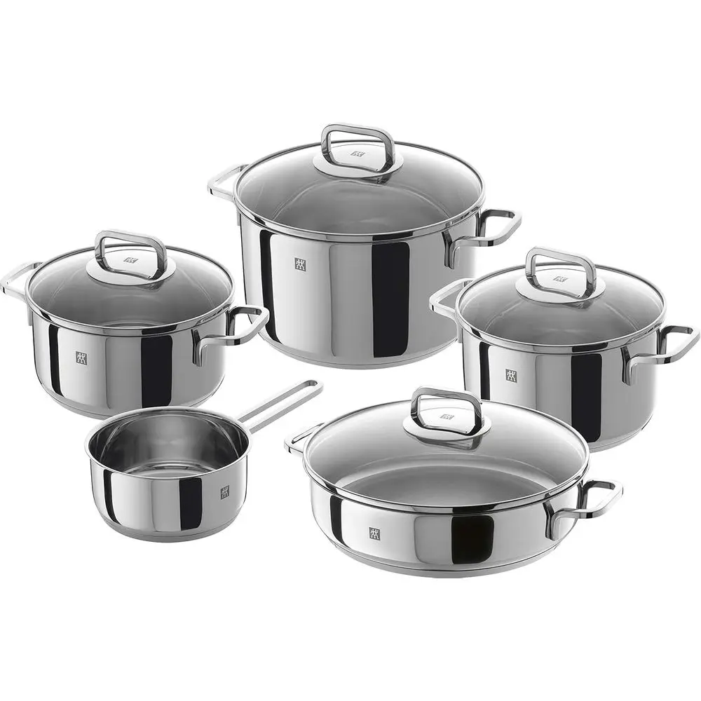 

– 5 Piece Cookware Set, Silver Colour, 58 x 35 x 30 cm