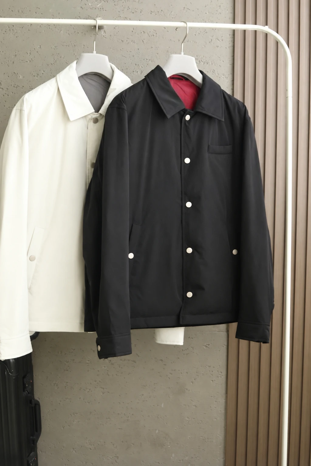 Italian BC lapel light 90 white duck down jacket