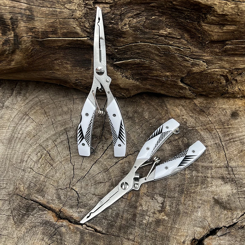 Multifunctional Nose Fishing Pliers Stainless Steel Titanium Open Ring Pliers For Fish Control Hook image 3