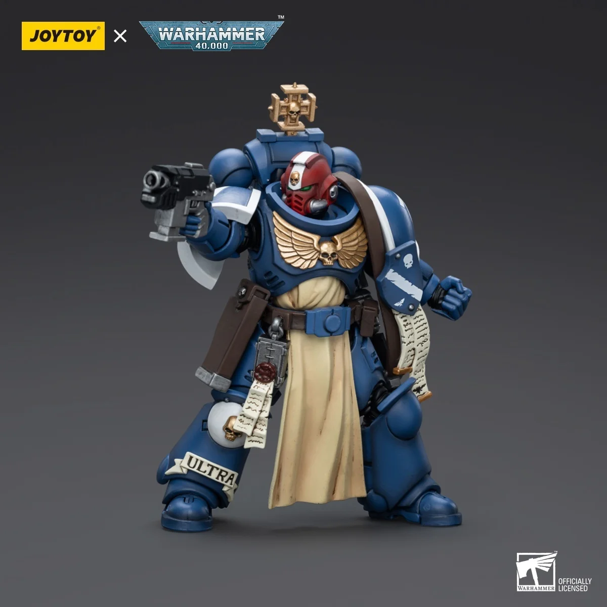 

JOYTOY Warhammer 40k Ultramarines Sternguard Veteran Sergeant Action Figures Decoration Original Doll Collection Gift Model