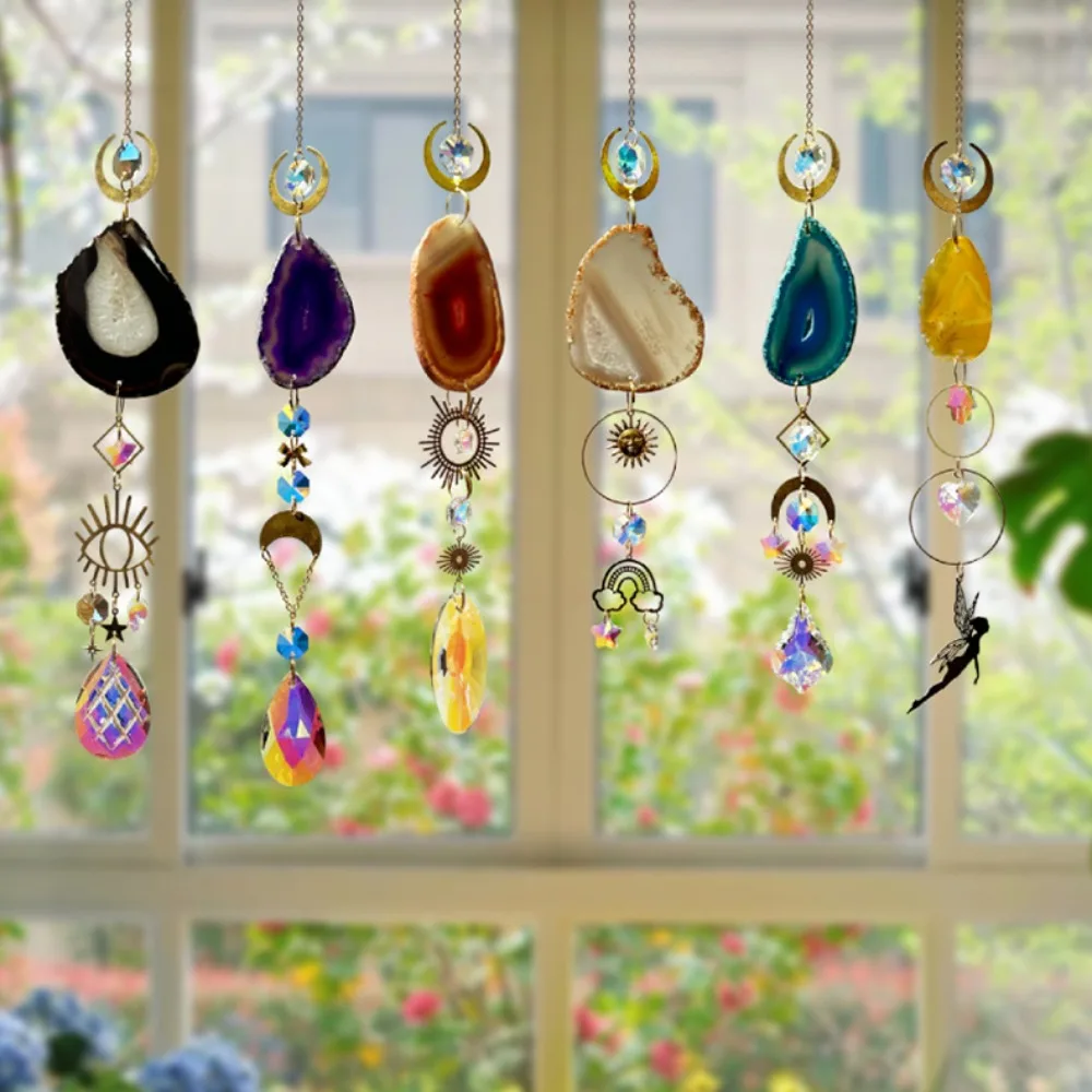 Cute Acrylic Suncatcher Rainbow DIY Sunlight Catcher Windchime Window