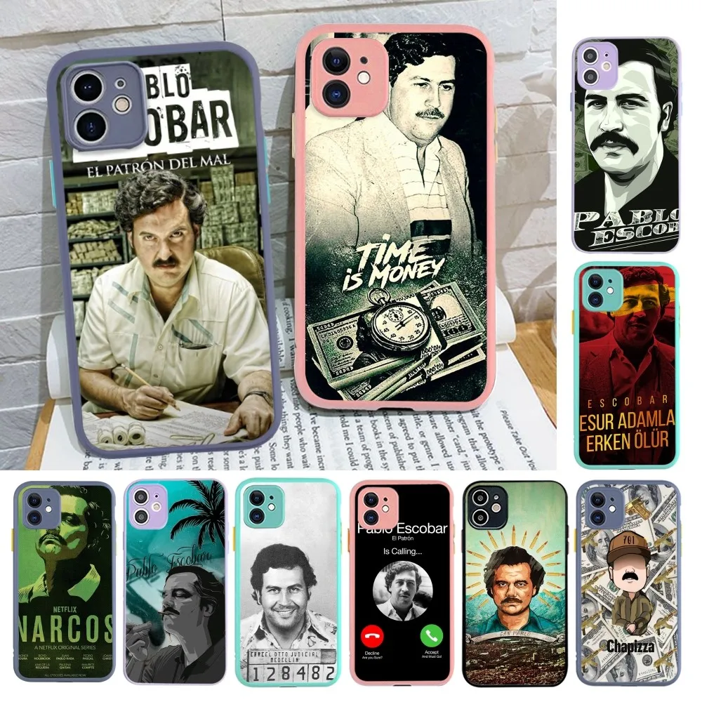 

Narcos TV Series Pablo Escobar Phone Case For IPhone 14 X XR XS 7 8 Plus 11 12 13 Pro MAX 13mini Matte Shockproof Case