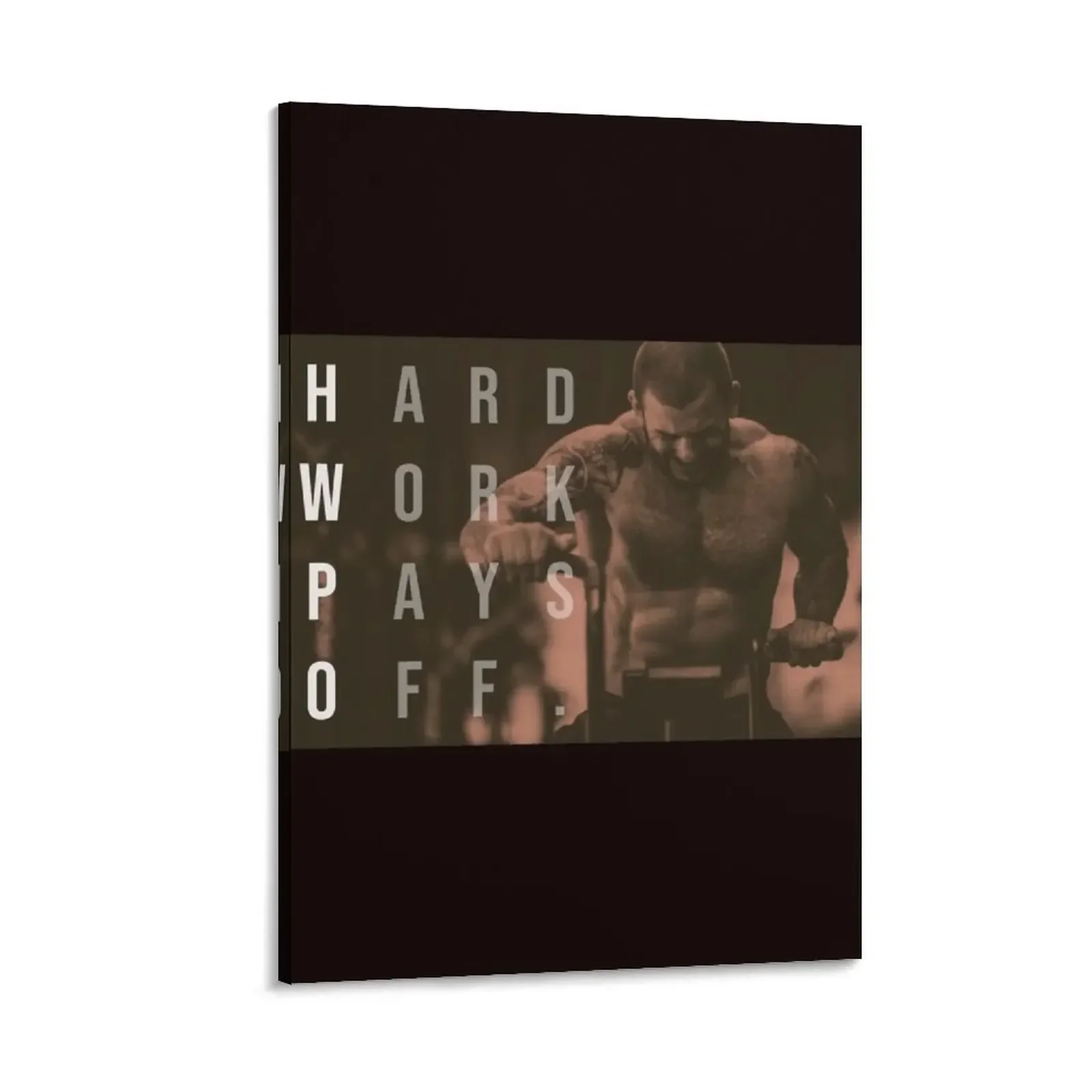 

Mat Fraser - CrossFit - Hard Work Pays Off - HWPO Canvas Painting home decors accessories poster aesthetic Bedroom deco