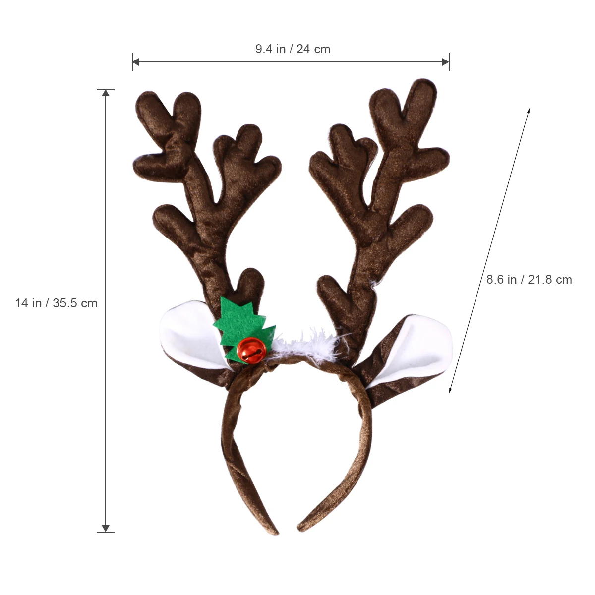 

Reindeer Antler Christmas Party Costume Adult Kids Party Costume Women Jingle Bell Prop Hair Accessories