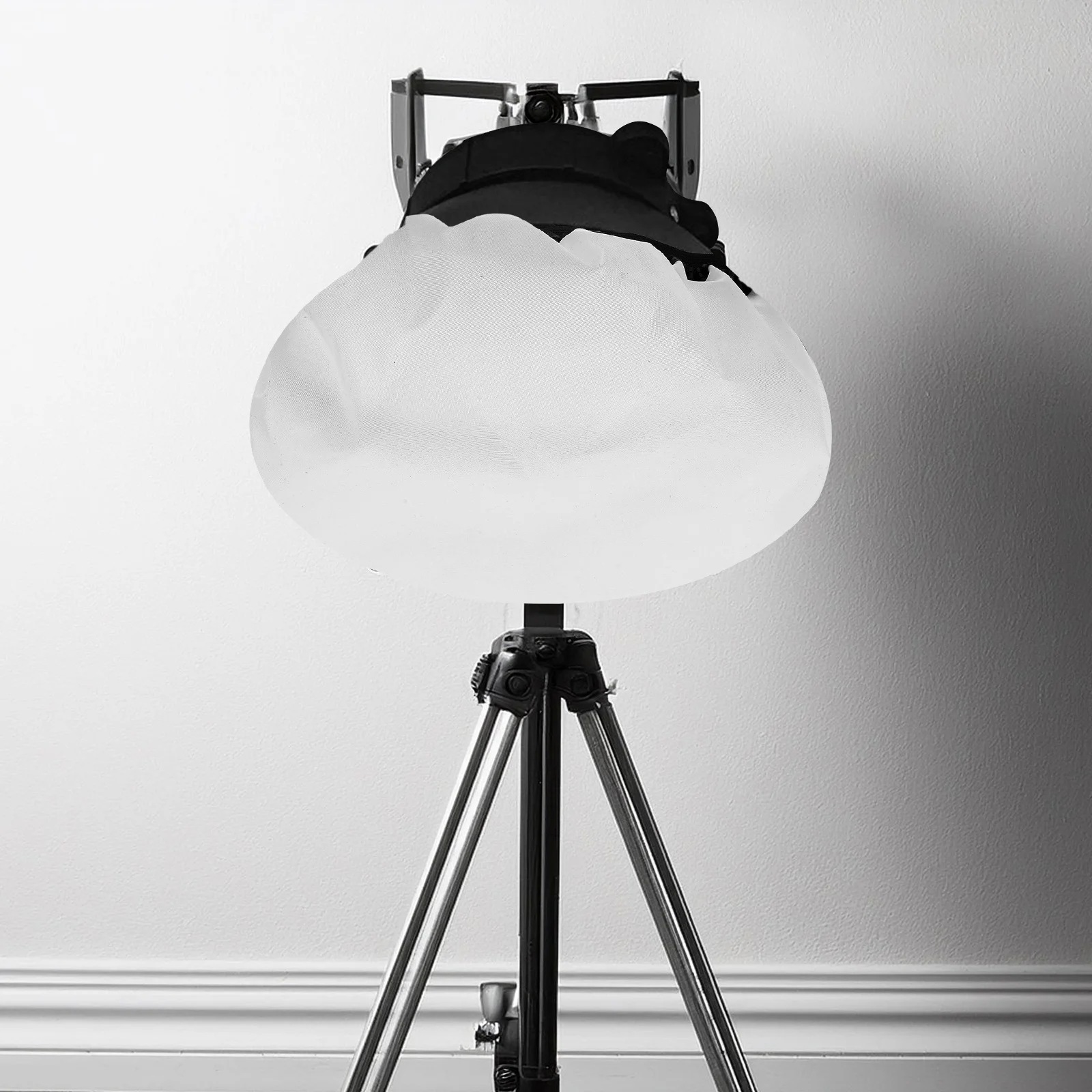 

2pcs Softbox Light Covers Wide Mouth Lamp Shade Cloth Photography Lamp Cover White Lampshade Elastic Lighting