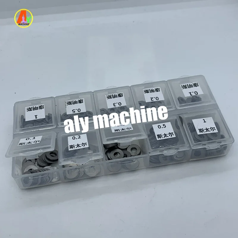 ALYMACHINE 500PCS 3X7.2/4X9mm Thick 0.1/0/2/0/3/0/5/1mm Diesel Injector Pressure Adjusting Washer Gaskets for Cummins STR AOWEI