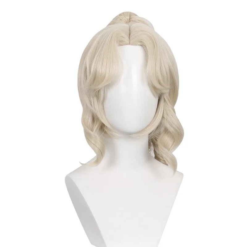 Estensione dei capelli sintetici a coda di cavallo ondulati lunghi Clip per artiglio dorato Styling per costumi da festa resistenti al calore