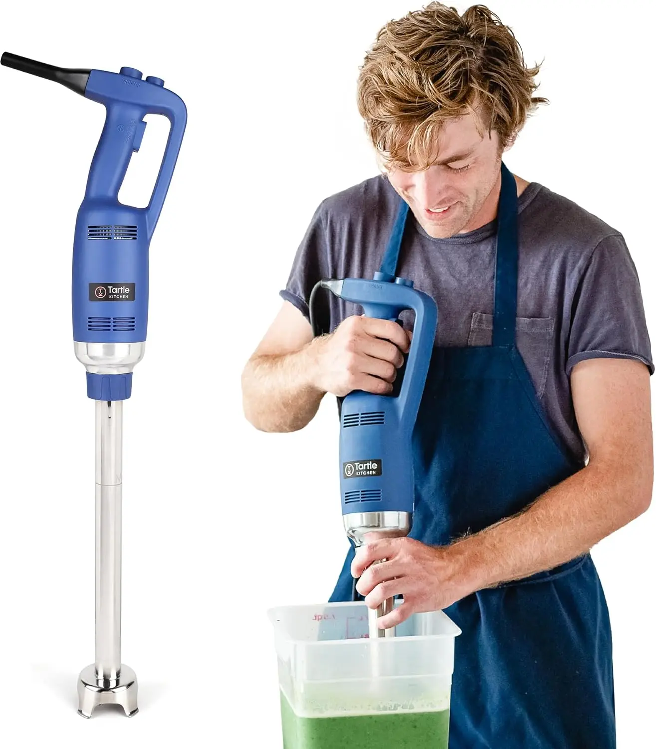 Commercial Immersion Blender, 500 Watt/.5 HP Variable Speed Motor, 16,000 RPM Heavy Duty with Performance Assurance - 18"
