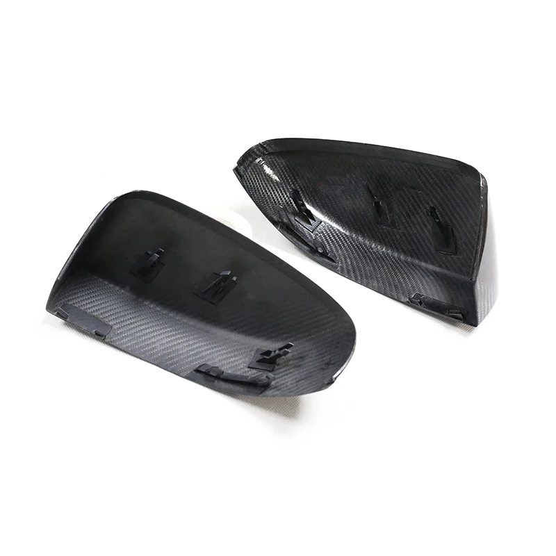 Dry Carbon Fiber Car Side Mirror Cover OEM Style Replacement RearView Mirror Caps For Maserati Ghibli Quattroporte 2013-2022