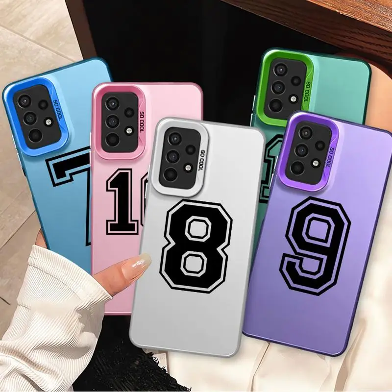 Basketball Celebrity Numbers Phone Case for Samsung Galaxy A20S A30 A32 A02 A13 A51 A03 Core A50 4G A03S A10 A71 A05 A31 Cover