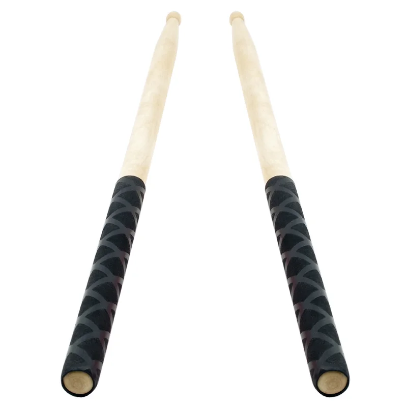 1 Pair Anti-Slip Drumstick Wrap Drum Stick Grips Absorb Sweat Sleeve for 7A 5A 5B 7B Anti Slip Wrap Antiskid Drumstick Grip