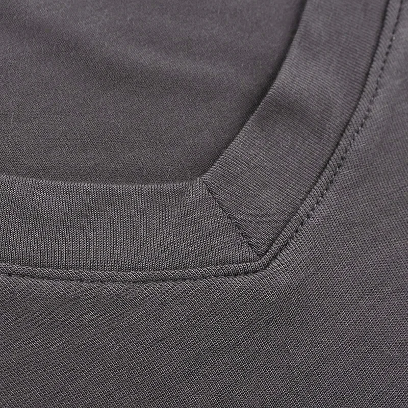 

5pcs Modal summer round neck tight men short sleeve V-neck T-shirt solid color tank shirt slim fit sport undershirt