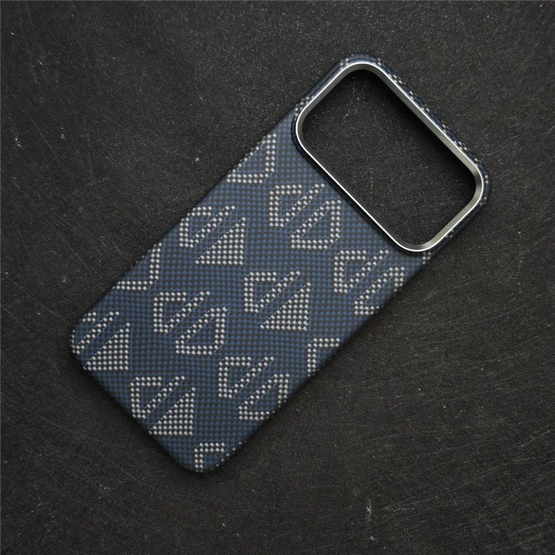 

Kevlar Mobile Phone Shell Applies to iPhone17Pro Phone Case for Apple17ProMaxAramid Fiber
