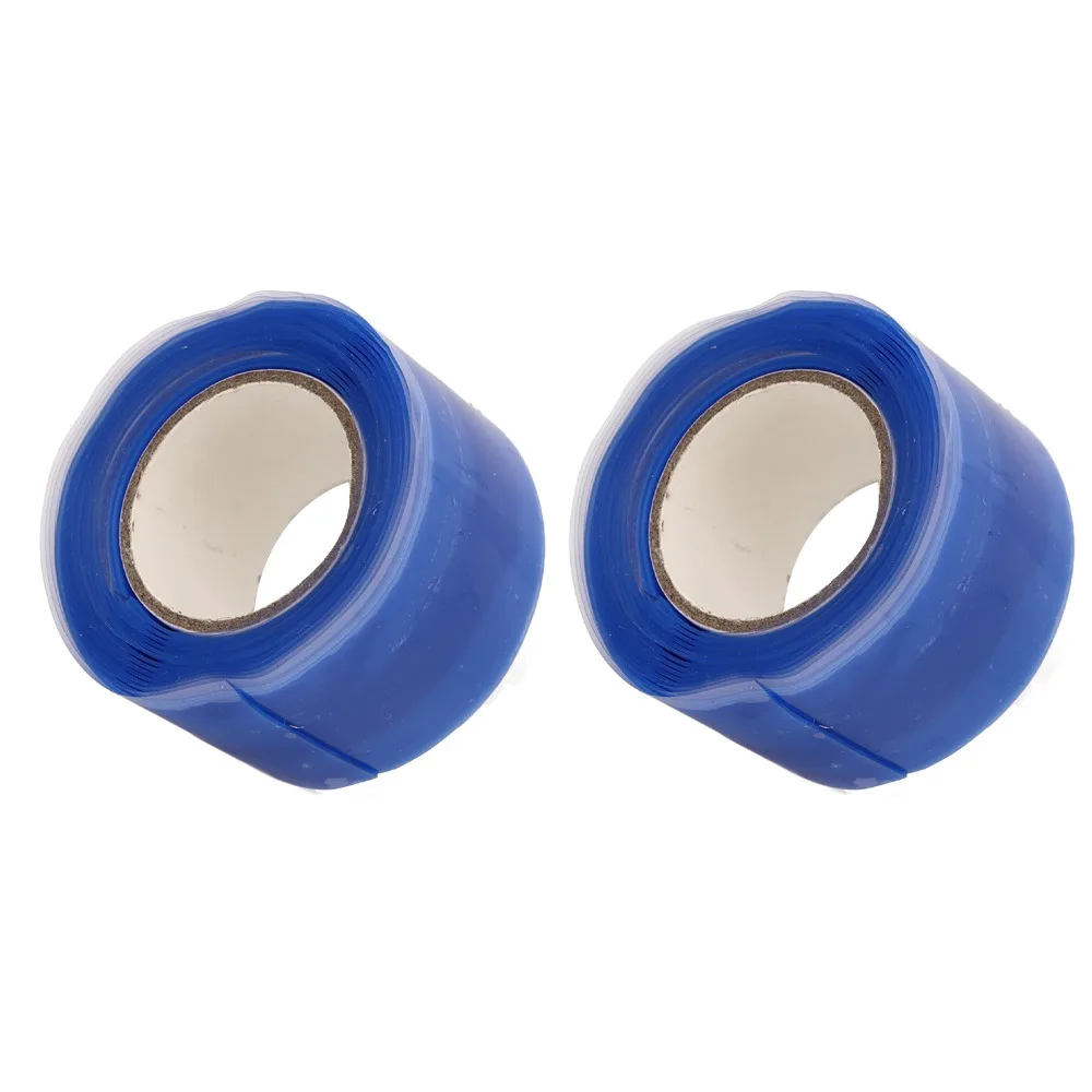 

2PCS Silicone Silicone Grip Tape Waterproof Non Adhesive Self Fusing Tape Self Adhesive Double Sided Tape Sports Equipment
