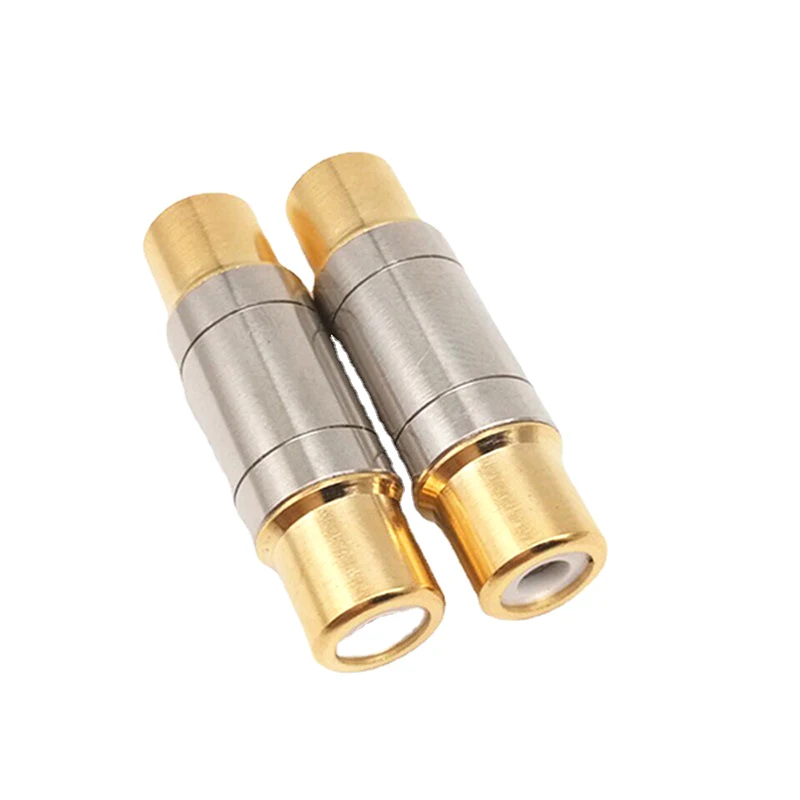 1/2 шт. двойные разъемы аудио адаптер «мама-мама» конвертер микрофон AV адаптеры для домашнего усилителя динамик