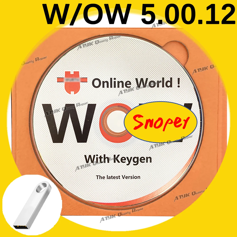 

5.00.12 WOW Snoo-per 5.00.8 R2 With Keygen Diagnostic software inspection tools Repair interface car tuning delphis auto Program