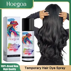 Temporary Hair Color Spray Instant Cover Grey White Hair Restore Black Hair Dye Nourish Roots Prevent Dryness Coloured Hairspray