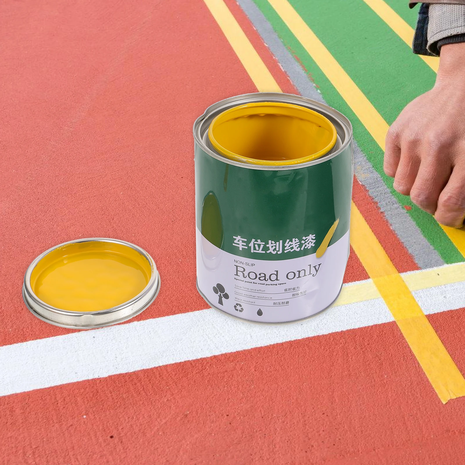 

Road Traffic Paint Striping Outdoor Court Parking Lot Line Marking for Coating Lines