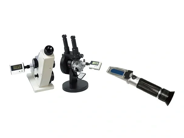 Optical Abbe Binocular Refractometer Digital Brix Measurement for Scientific Educational Use
