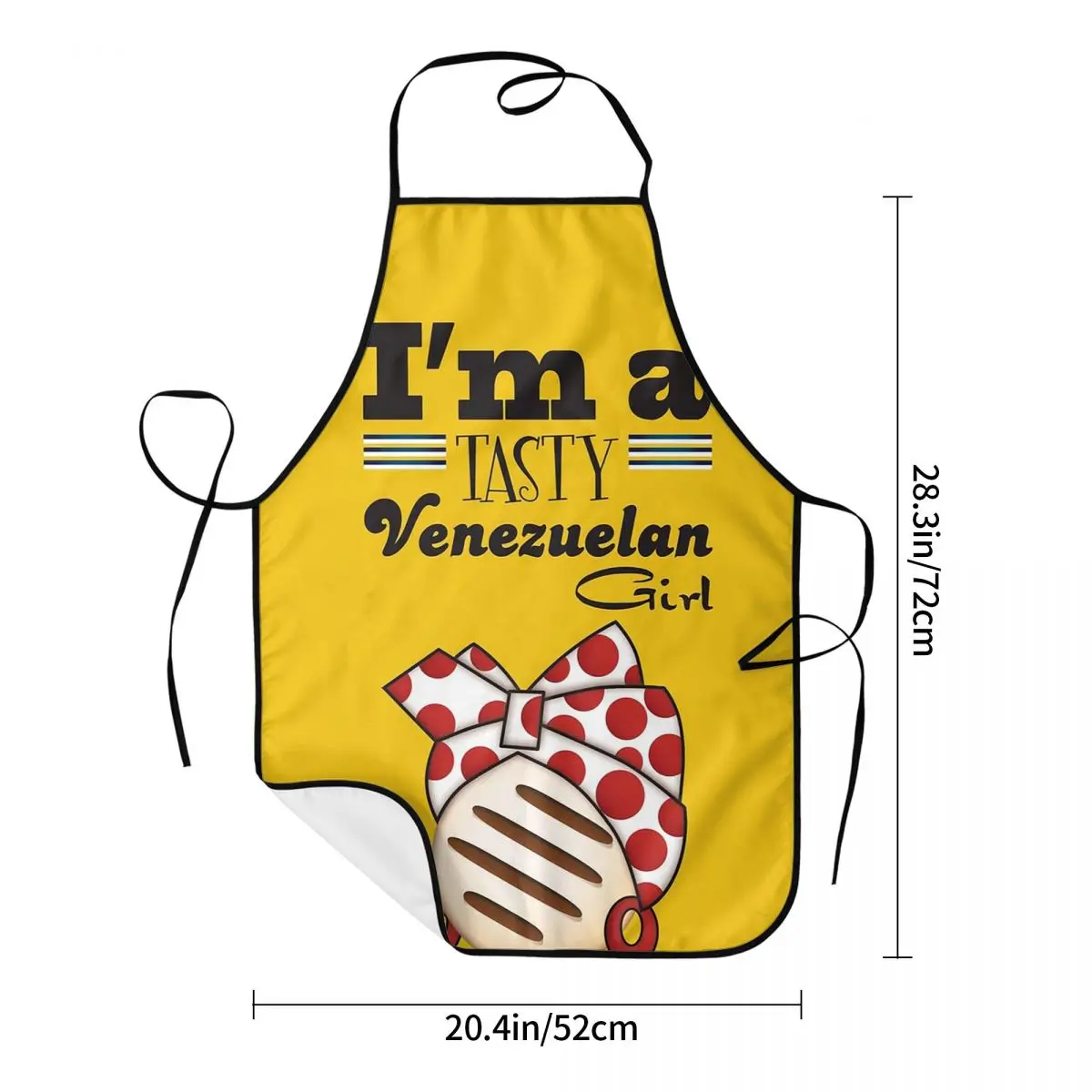 Arepa Venezuela Im A Tasty Venezuelan Girl Aprons Chef Cooking Cuisine Tablier Bib Kitchen Cleaning Pinafore for Women Men