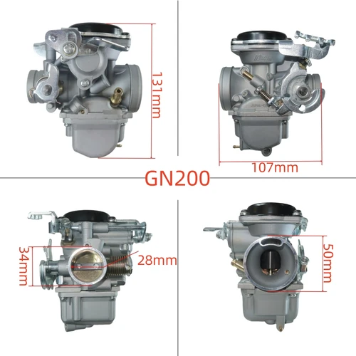 Imagen 2 del producto Carburador de motocicleta GN200 para Suzuki GS200 GN200 QM200GY GY200 GXT200 WJ200 200cc 250cc Carb Dirt Bike