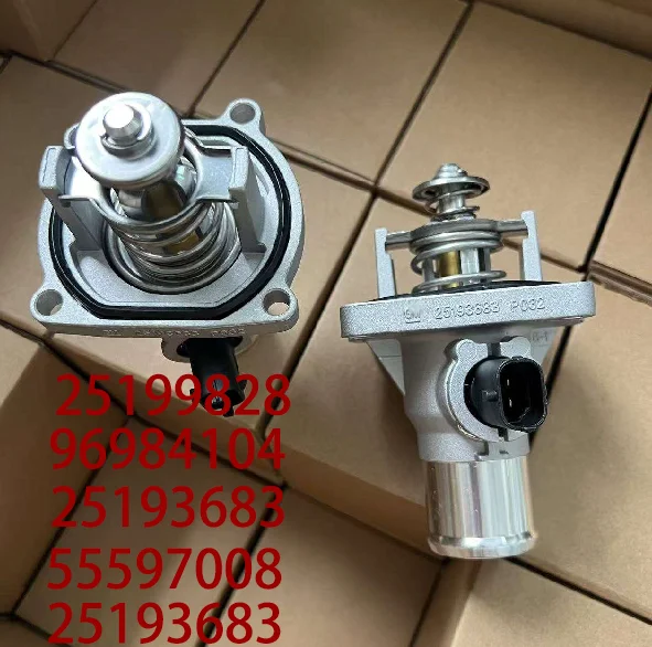 

96984104 55597008 Coolant Thermostat For Chevrolet Cruze Trax Sonic Aveo Orlando Vauxhall Opel Astra Vectra Zafira 25193683