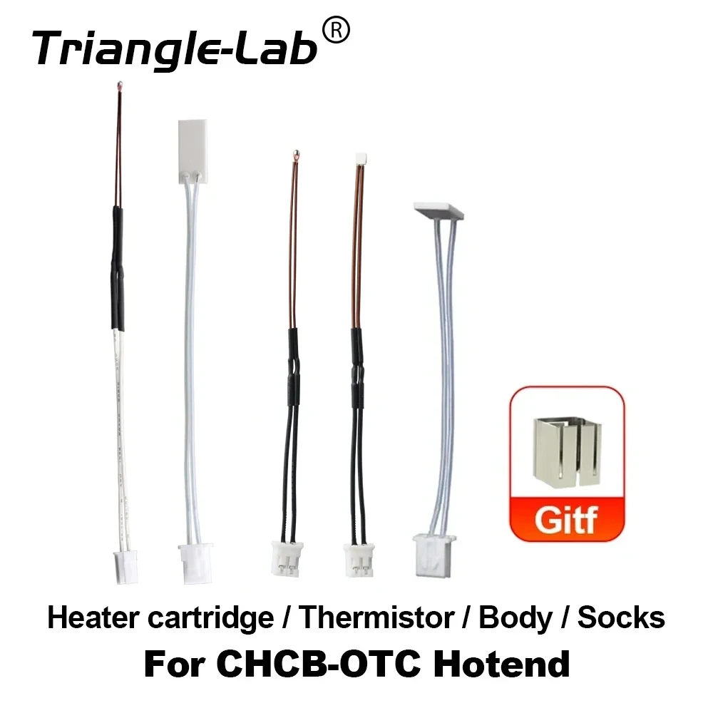 Trianglelab Ceramic Heater PT1000 100K B3950  Thermistor Socks HEATBLOCK For CHCB hotend Repair parts for K1C 3D Printer