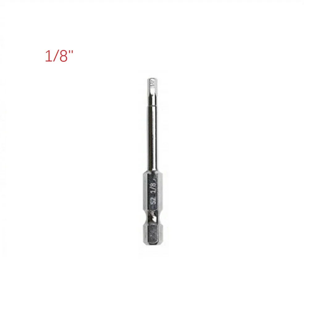 Useful Hex Screwdriver Bit Replacement Steel Spare Part Wrench Drill Bit 50mm 2inch Accessory Hex Shank Magnet Tip