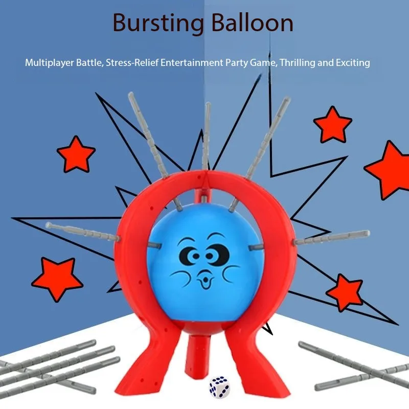 

Boom boom balloon game pop punch popping balloon game exciting party table toy for family game featuring a balloon-themed game