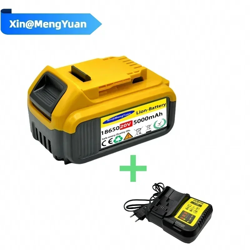 For Dewalt DCB200 Rechargeable Lithium Ion Battery 20V MAX Latest Genuine 20V 12Ah Dewalt DCB205 DCB201 DCB203 with Charger