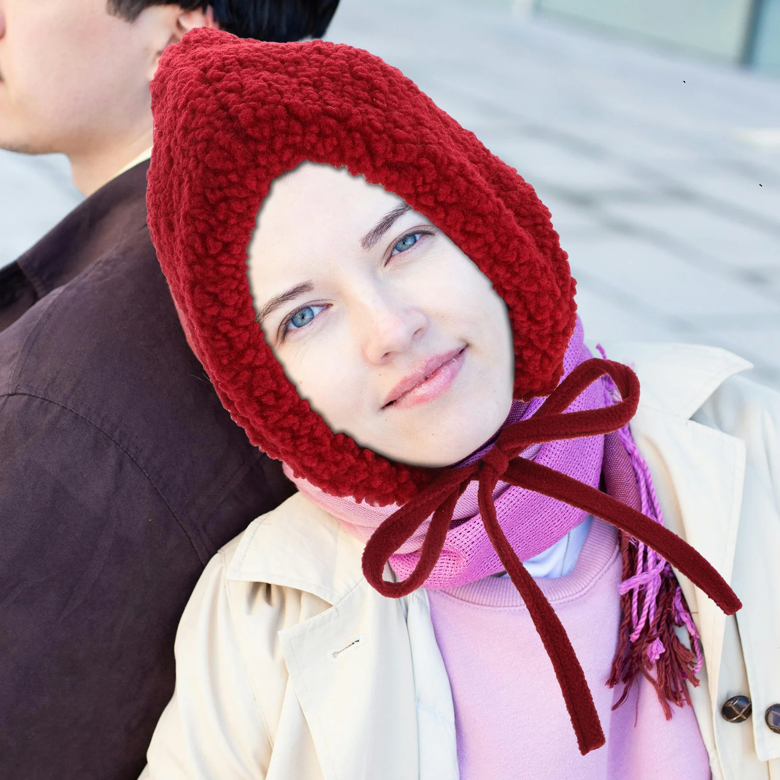 

Thickened Winter Beanie Hat for Women Warm Cold-Proof Ear Flap Design Soft Lamb Fleece Comfortable Windproof Outdoor Adventure