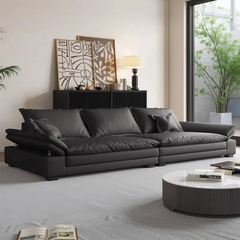 Italian Living Room Sofas Recliner Black Designer Lounge Living Room Sofas Sectional ChildrenDivano Soggiorno Home Furniture