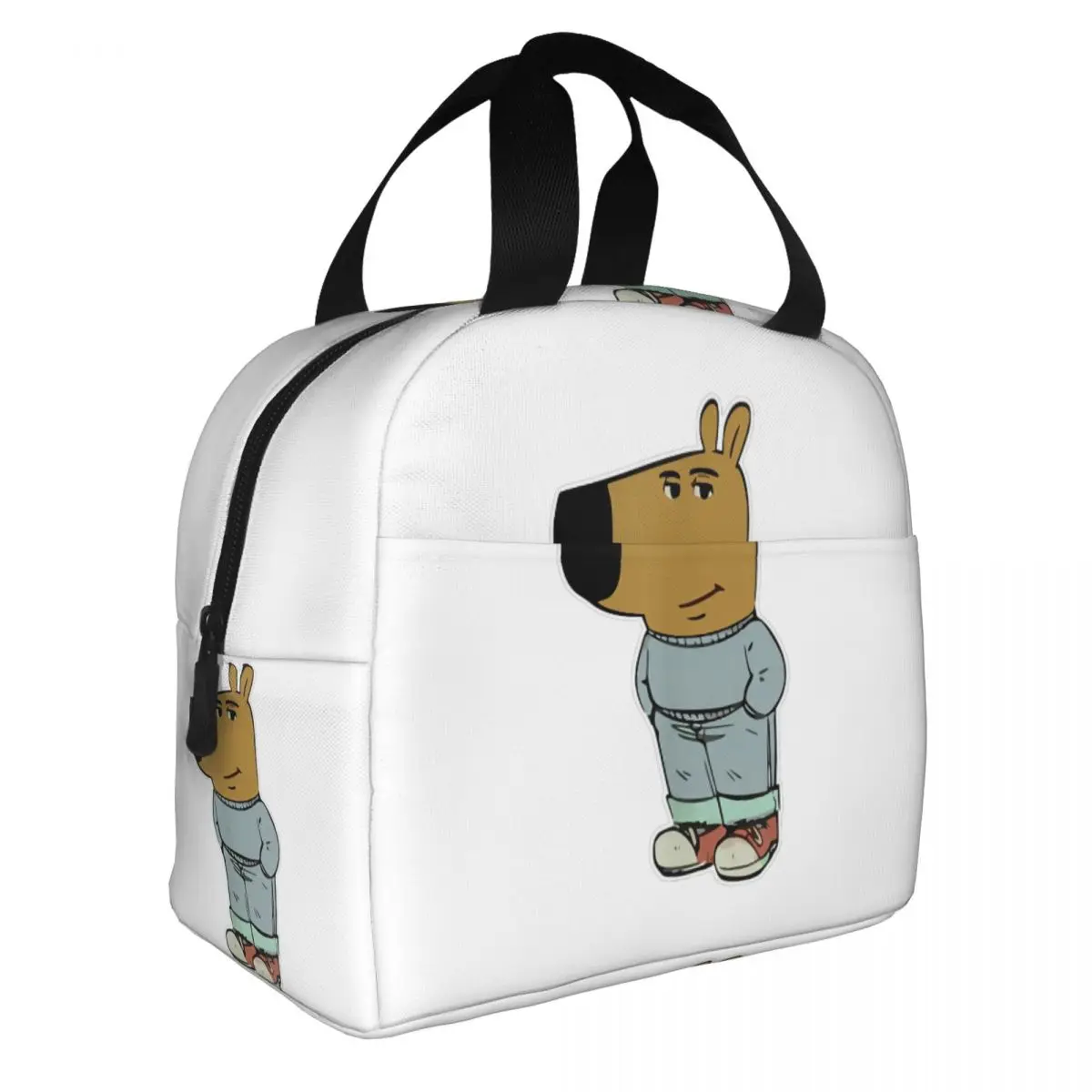 مضحك أنا مجرد رجل البرد ميمي معزول أكياس الغداء حقيبة للحفاظ على البرودة وجبة الحاويات كبيرة حمل علب الاغذية للرجال النساء كلية