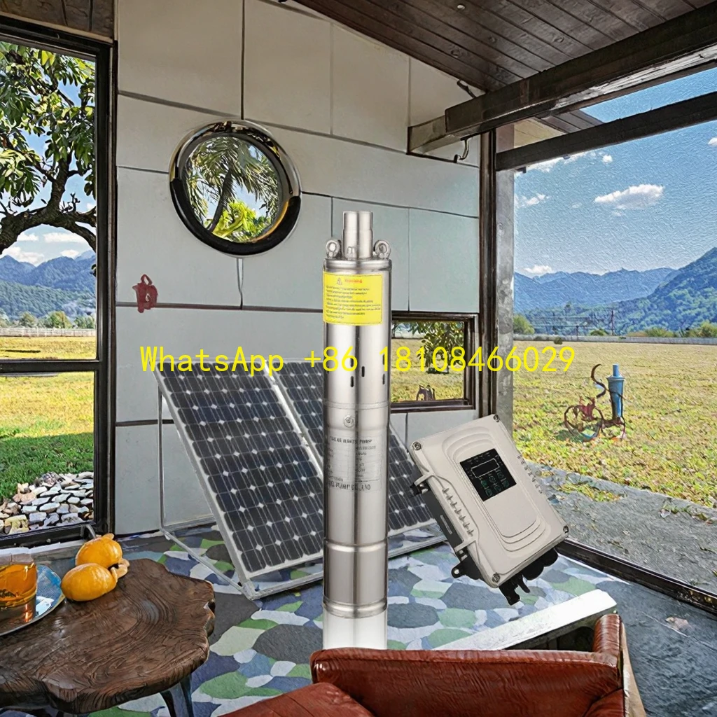 

Agriculture Customizable OEM Water Pumping Machine Hot Selling Max 80m Head Solar Screw Water Pump Dc 24v Pond Solar Pumps for