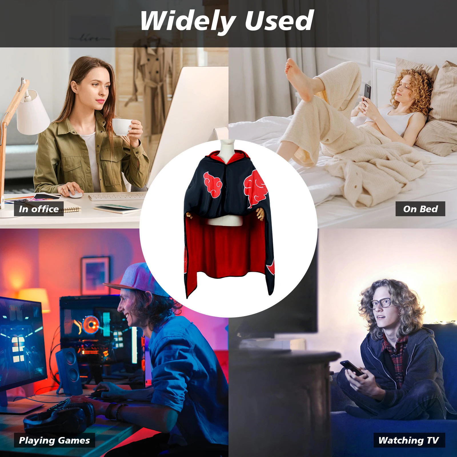 Рисунок 5 - Одеяло с капюшоном AnimeLoom Akatsuki