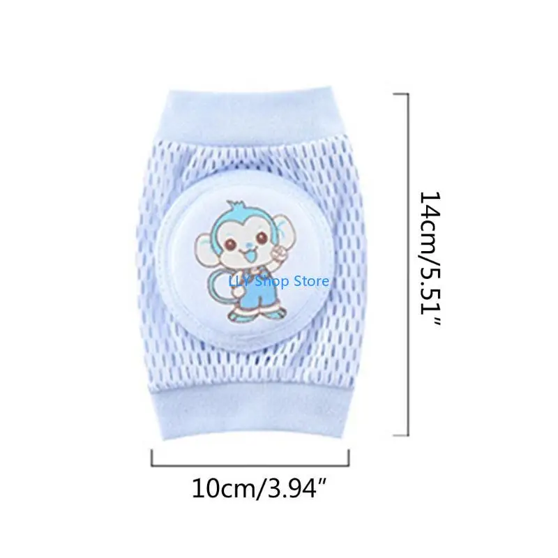 T8UD 幼児厚い膝パッド漫画ベビー膝プロテクター弾性安全ニーパッド