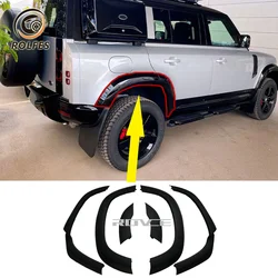 ROLFES Car Fender Wheel sopracciglia per Land Rover Defender 110 90 2020-2022 parafanghi kit labbra coperture protettive accessori per Tuning auto