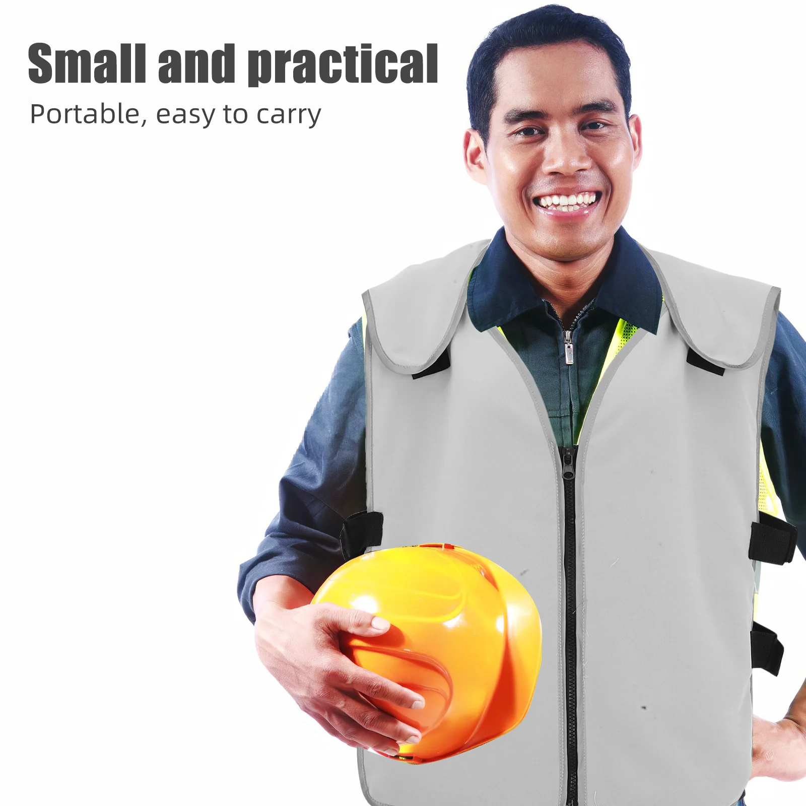 1 ensemble gilet de refroidissement paquets de glace refroidissement rapide réglable léger grande taille gilet d'été pour le travail en plein air Sports temps chaud