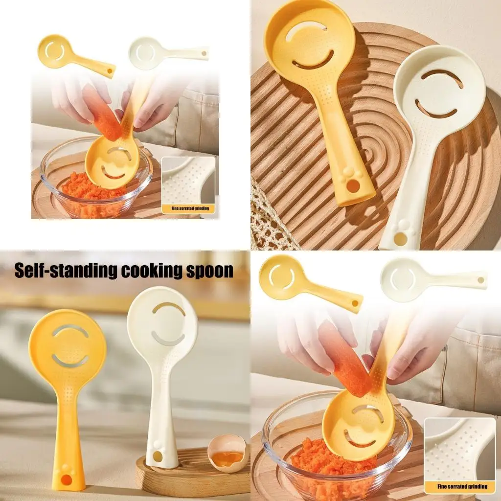 37ME Multifunctional Standing Rice Spoon Plastic Kitchen Tool For Easy Serving And Stirring